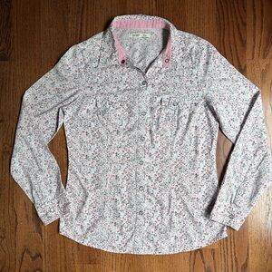 Old Navy Floral Button Down Women’s Shirt Small